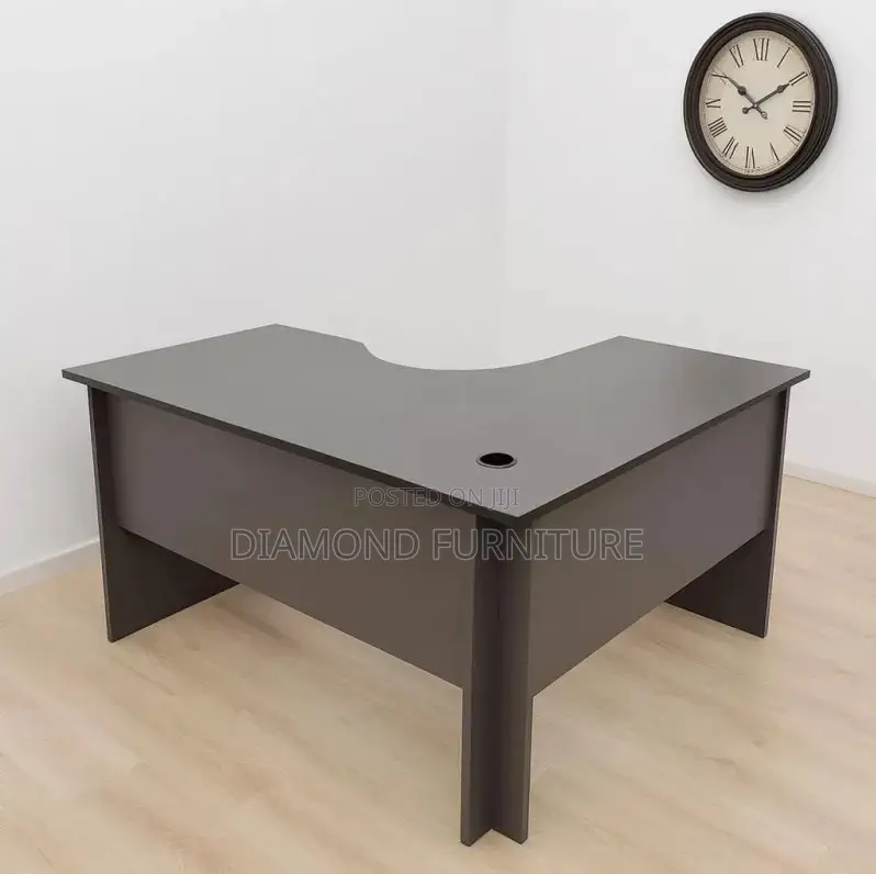 Office Furniture; Executive (1400mm) Wooden Curved Desk
