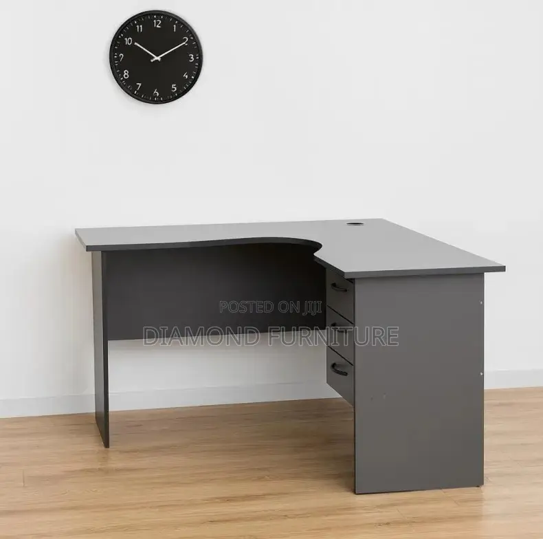 Office Furniture; Executive (1400mm) Wooden Curved Desk