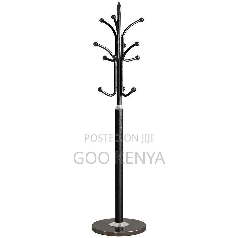 Office Coat Hanger; Floor-Standing Metal Coat Hanger.