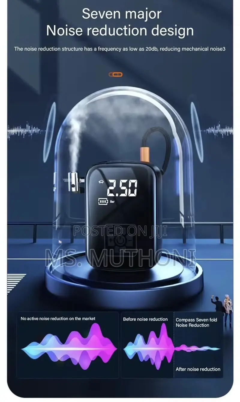 Portable Air Pump, Electric Air Pump, Led, Usb,
