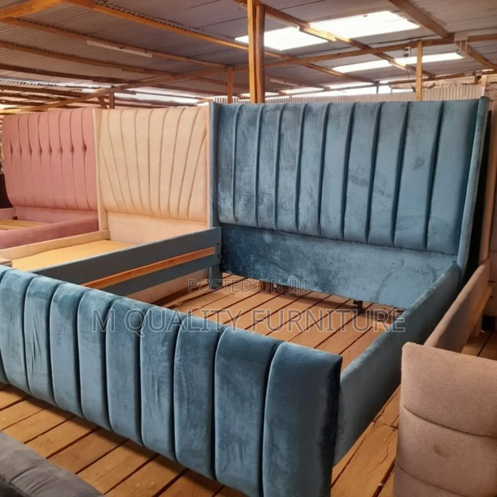 Blue Simple and Elegant Style Sofas