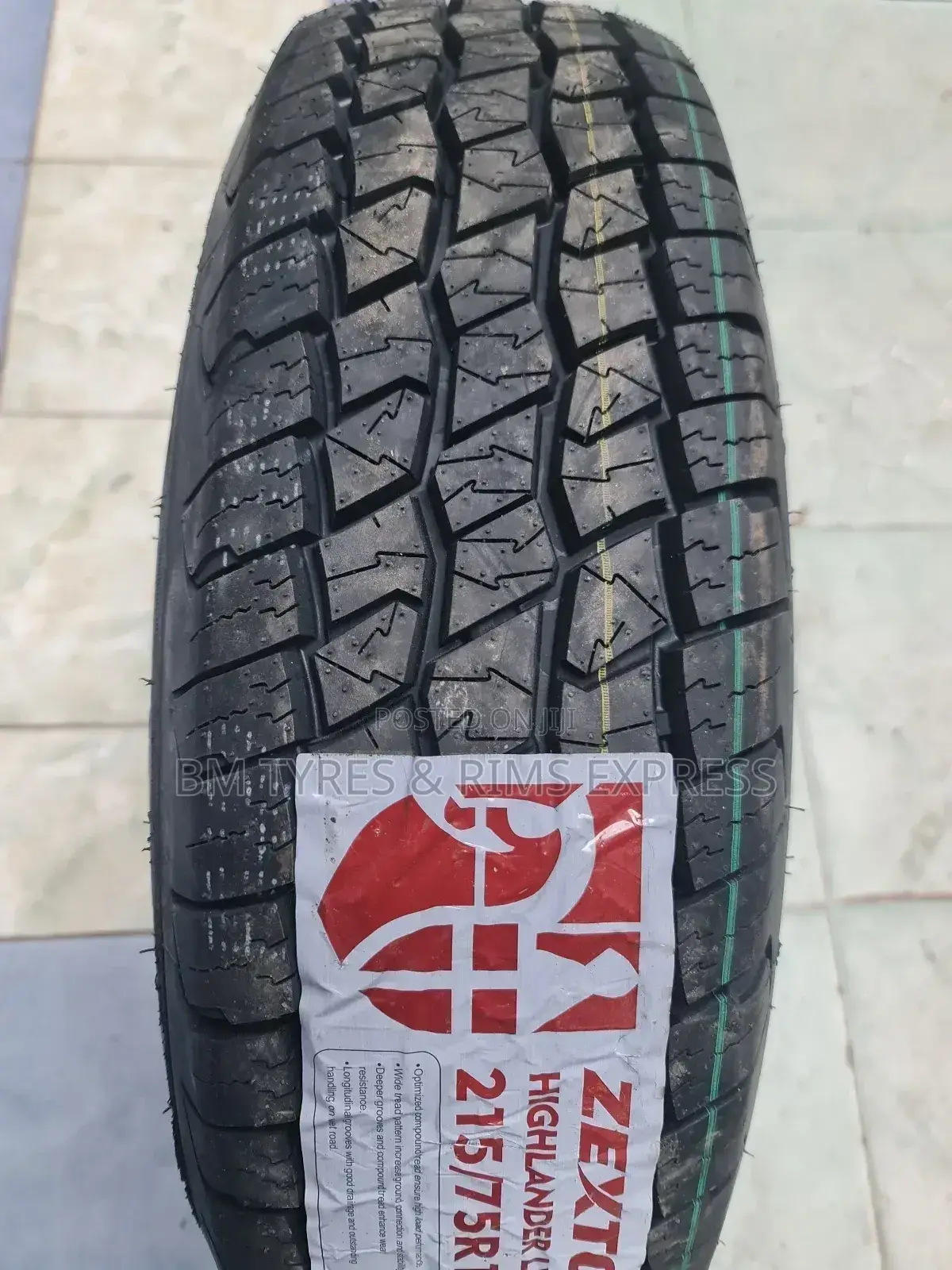 215 /75 R15 Zextour Tyres (All Terrrain)