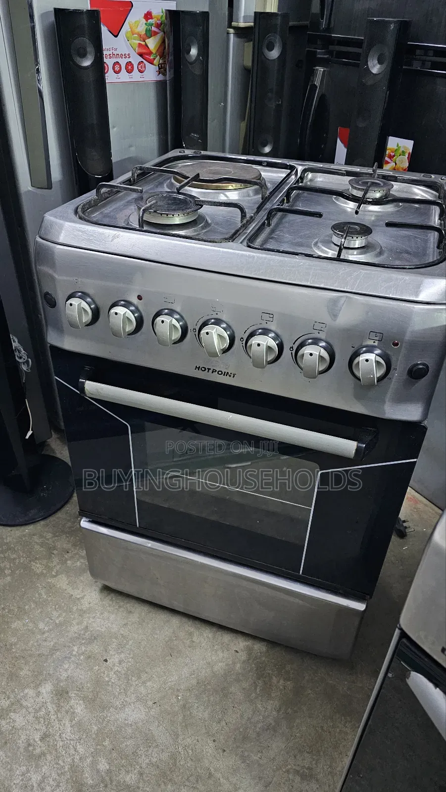 Hotpoint 60x60 Cooker [3+1] Electric Oven