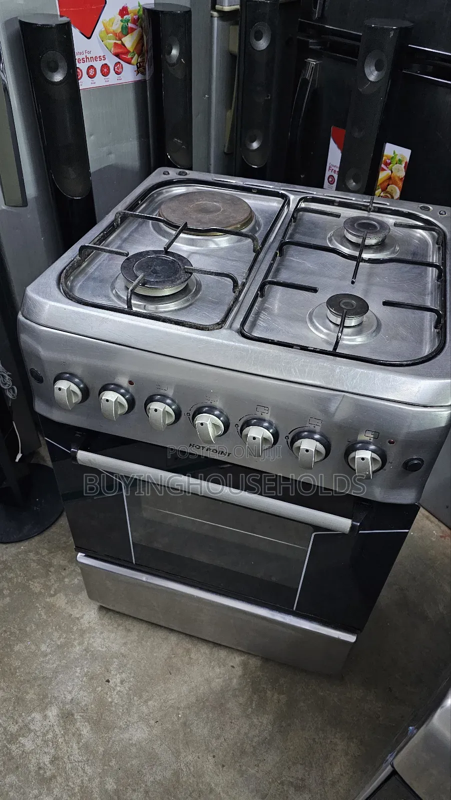 Hotpoint 60x60 Cooker [3+1] Electric Oven
