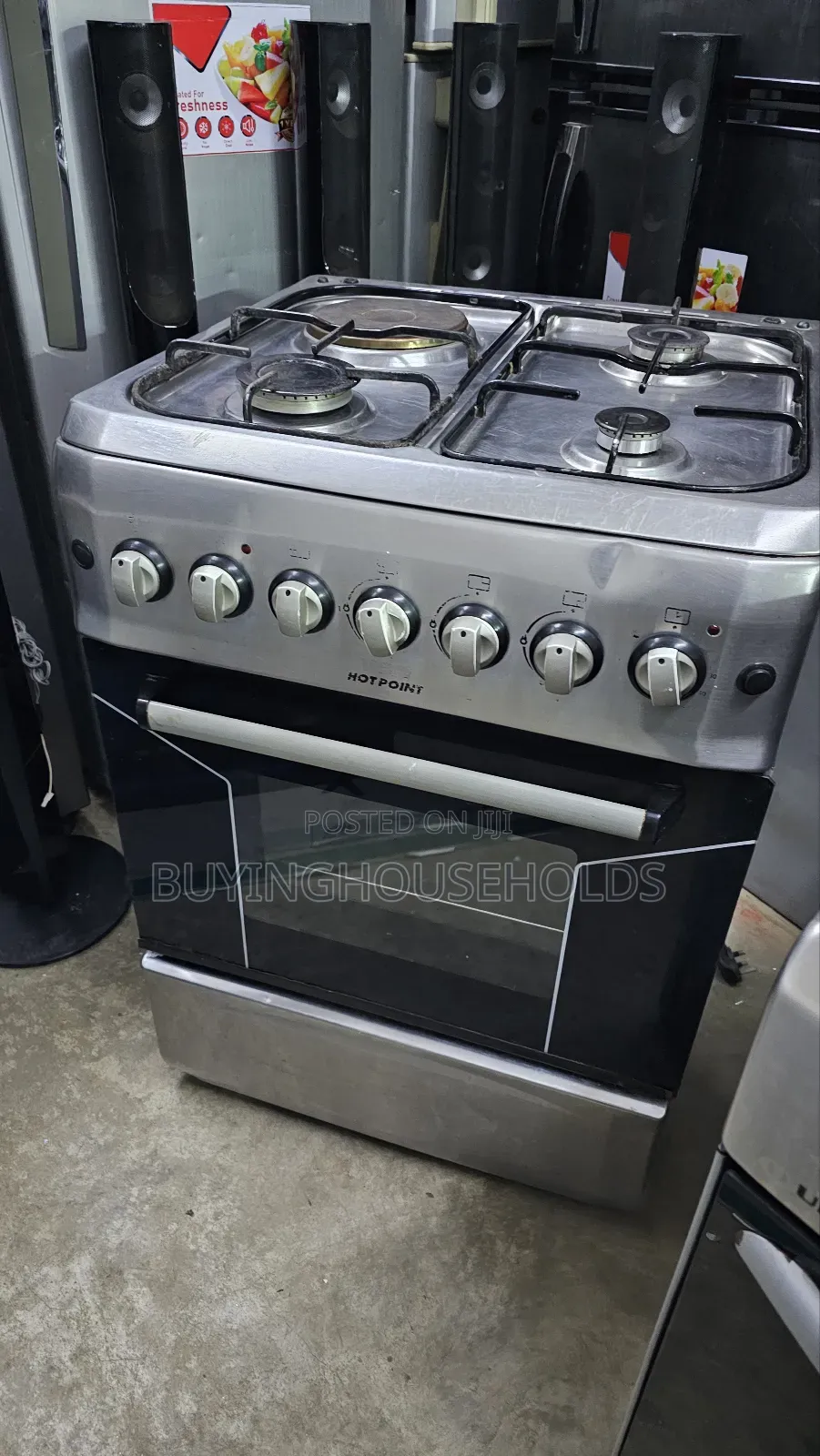 Hotpoint 60x60 Cooker [3+1] Electric Oven