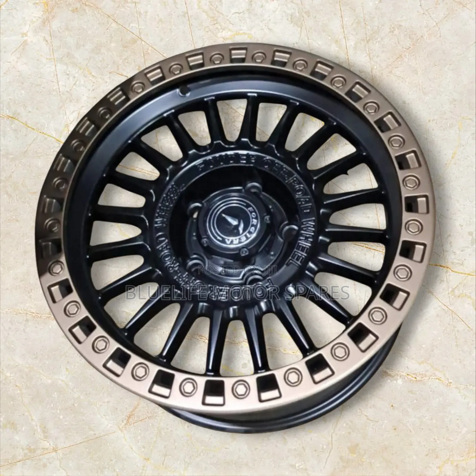 Size 18 Rims for Land Cruiser 100 Series/200 Series/V8 (Black+Bronze)