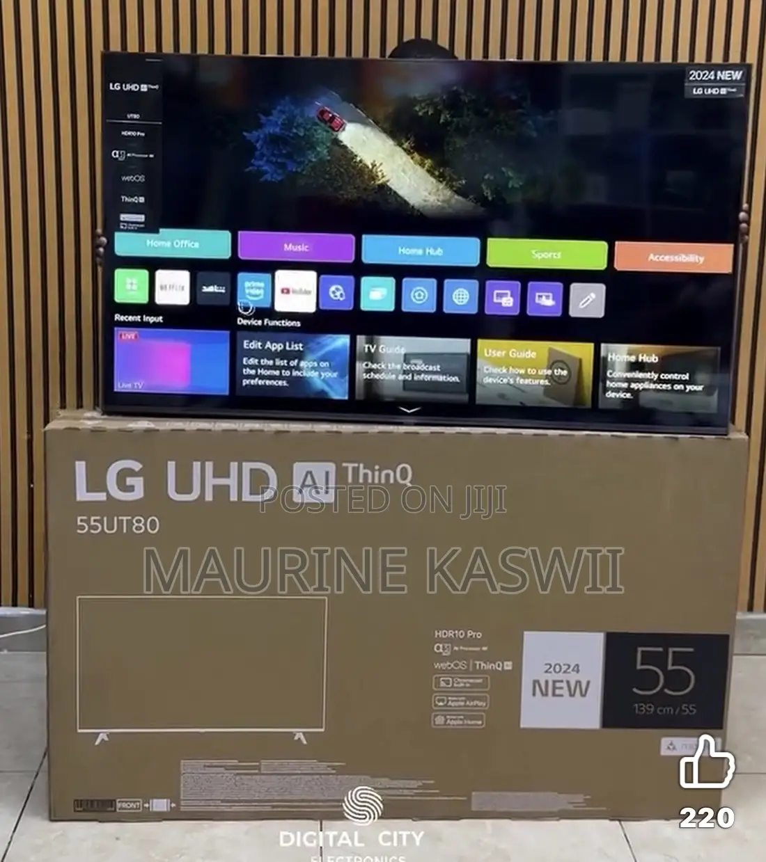 Lg 55” Smart Tv 50 Ut80
