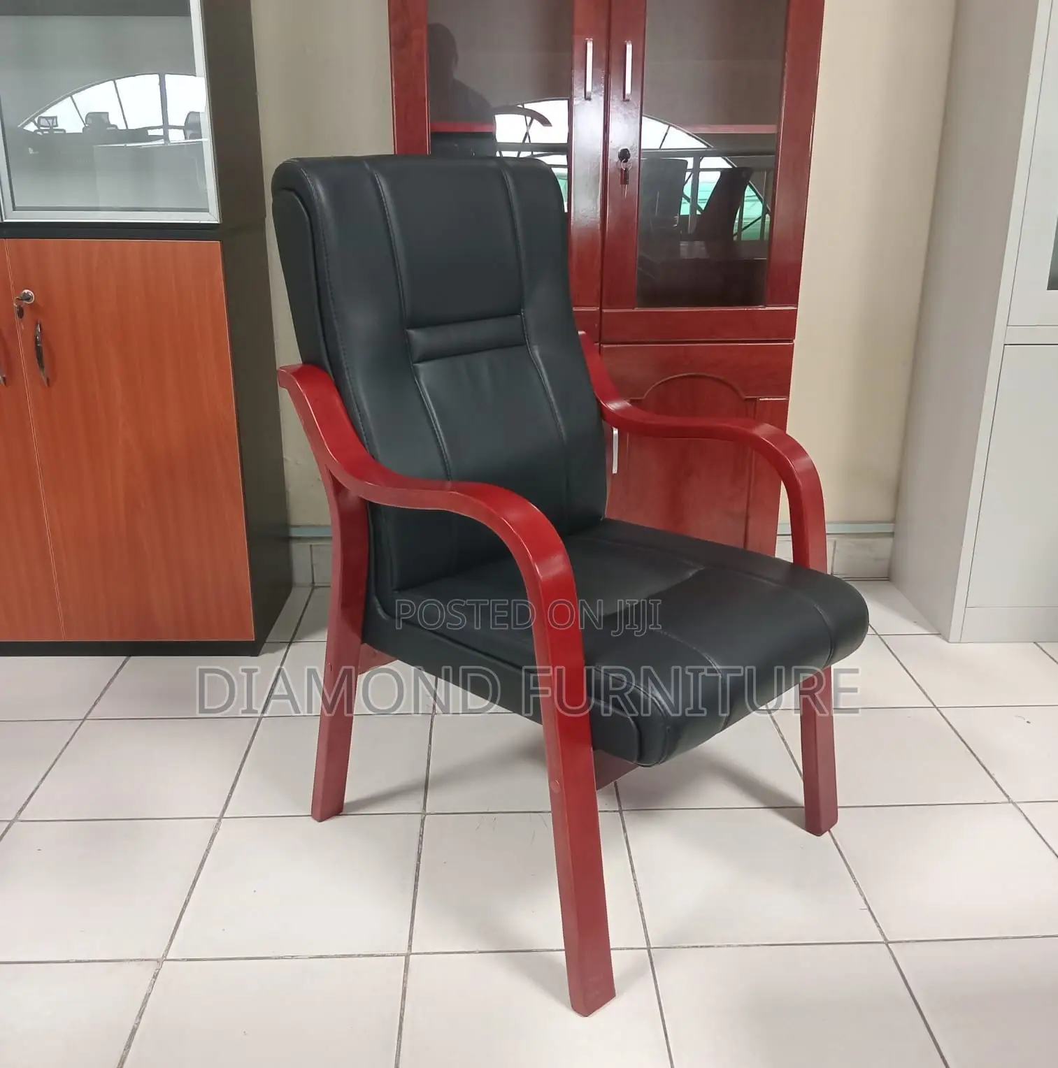 Office Furniture; Vintage Brown Leather (Office Chair)