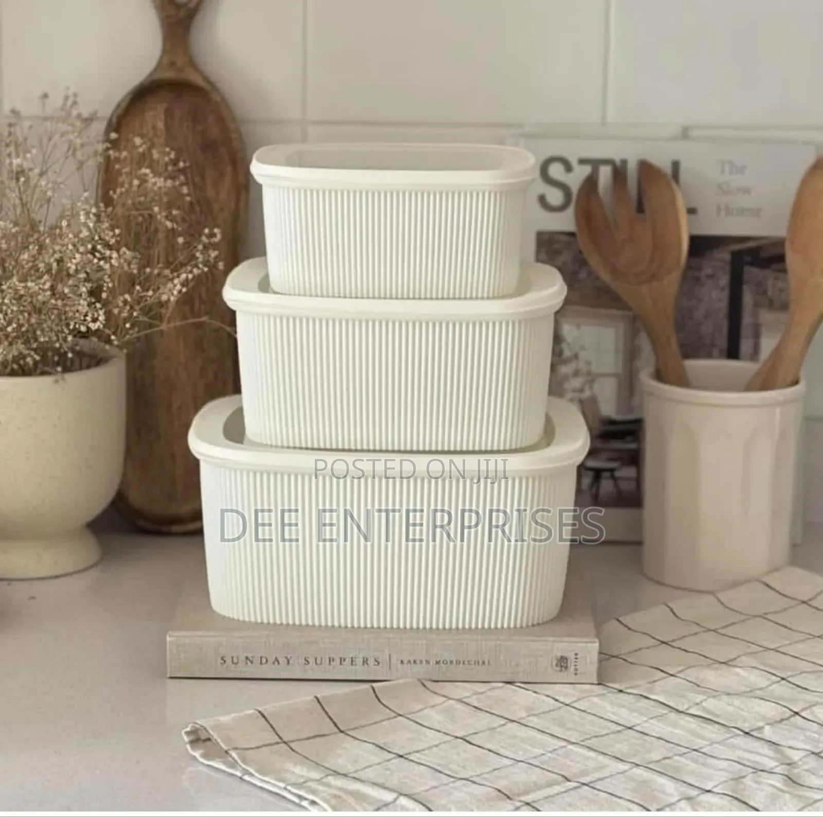 3pcs Multipurpose Storage Containers