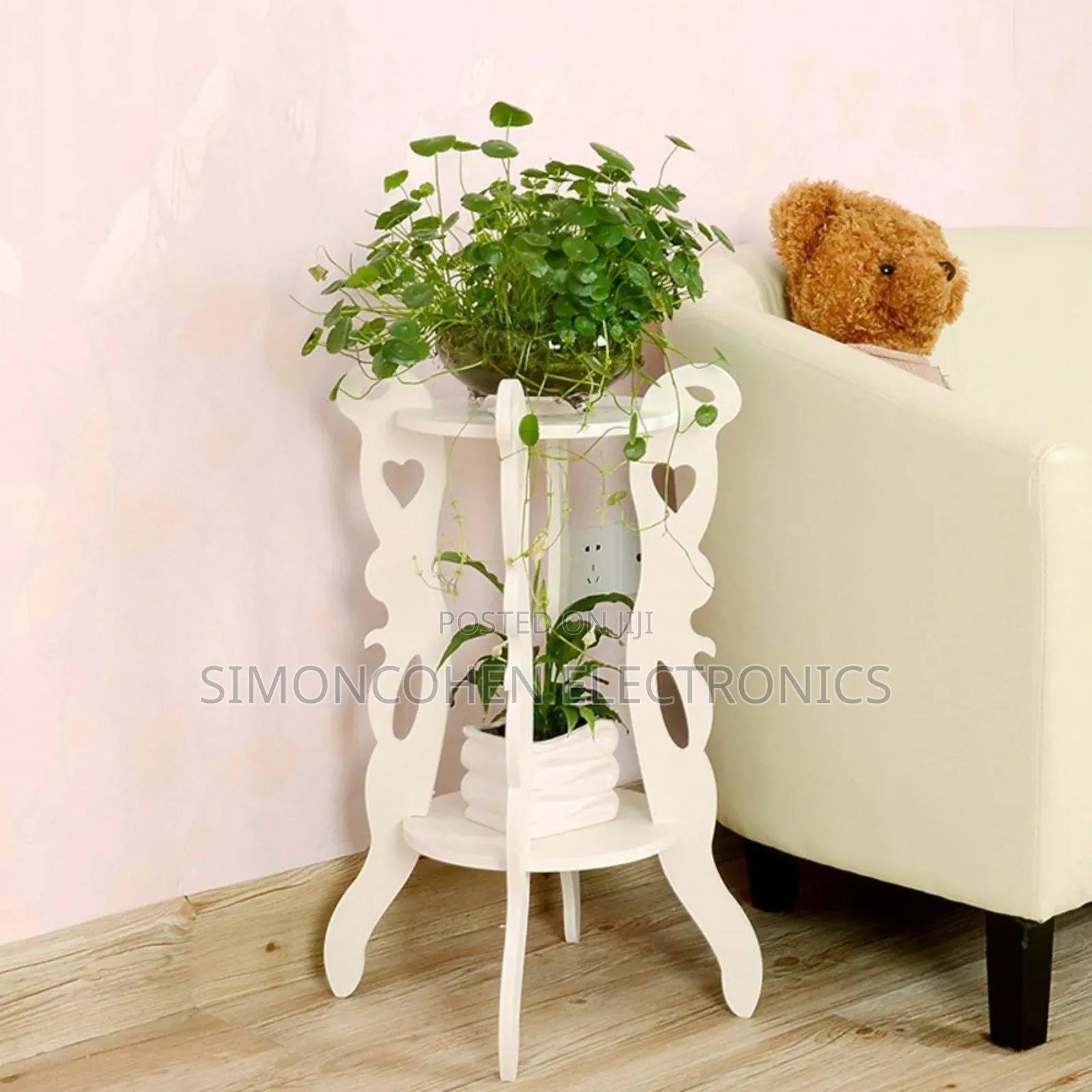 3 Legged White Decor Table