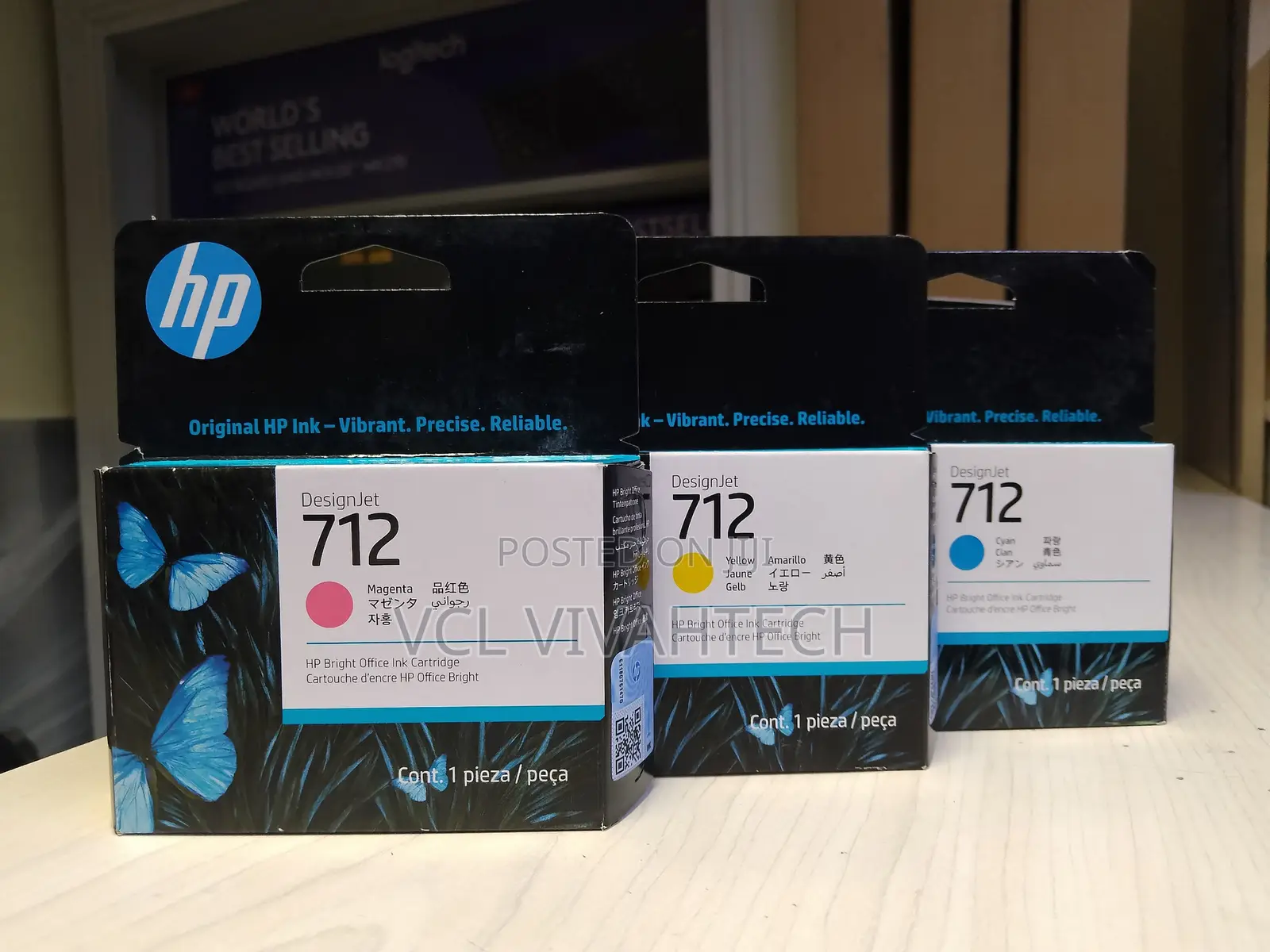 Hp 712 Ink Cartridges Colours