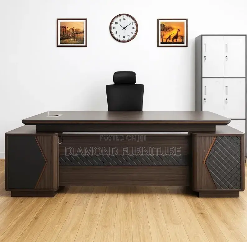 Office Furniture; Executive (2400mm) Large Wooden Desk