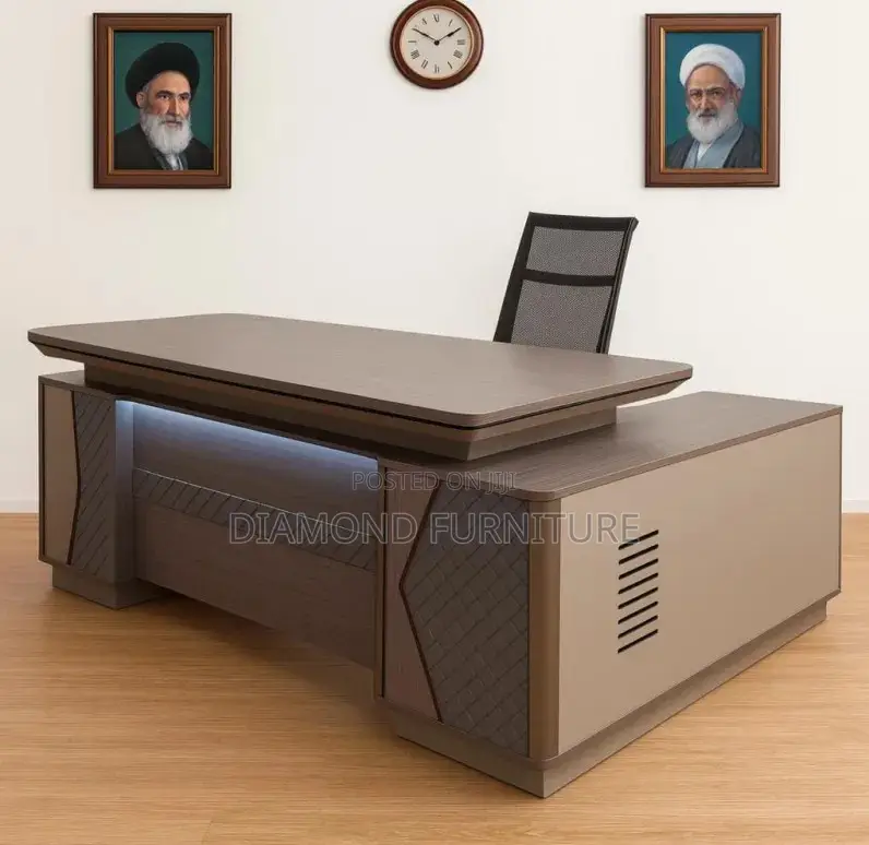 Office Furniture; Executive (2400mm) Large Wooden Desk