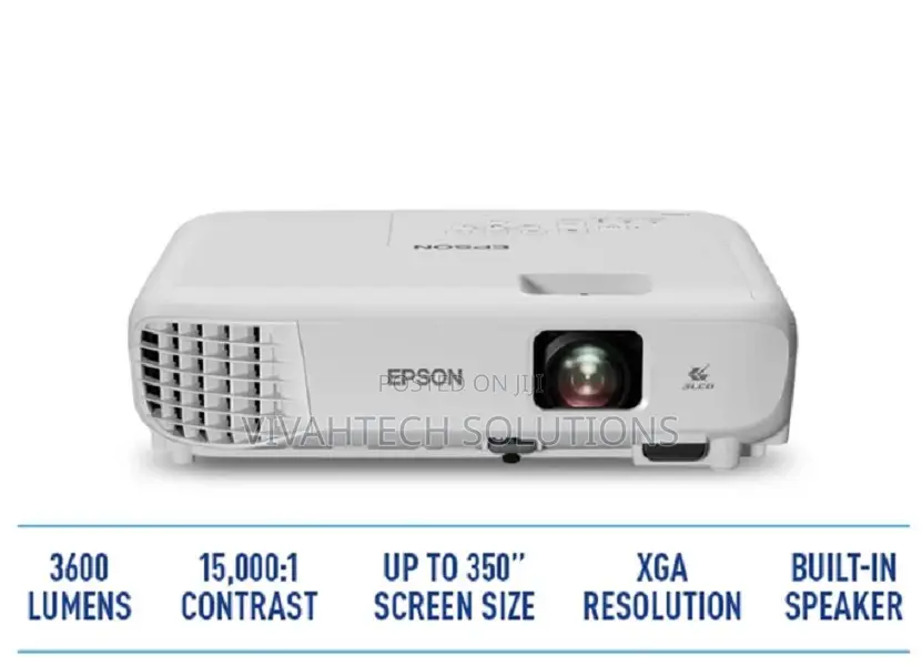 Epson Eb-e12 Xga 3600 Lumens 3lcd Projector
