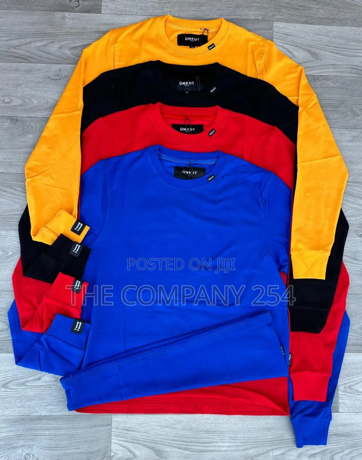 Quality Plain Longsleeved Cotton Round Neck Sweat Shirts Available
