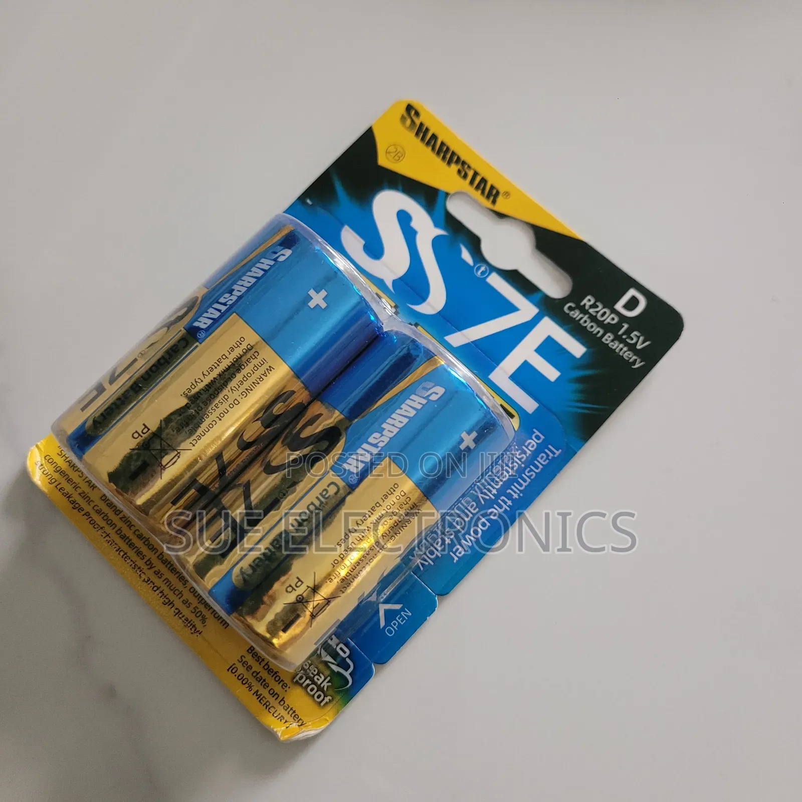 D Size Sharpstar Battery