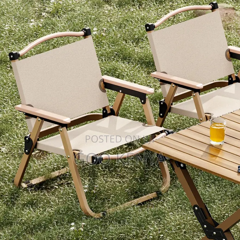 Outdoor Chair; Adjustable Folding Camping Chair