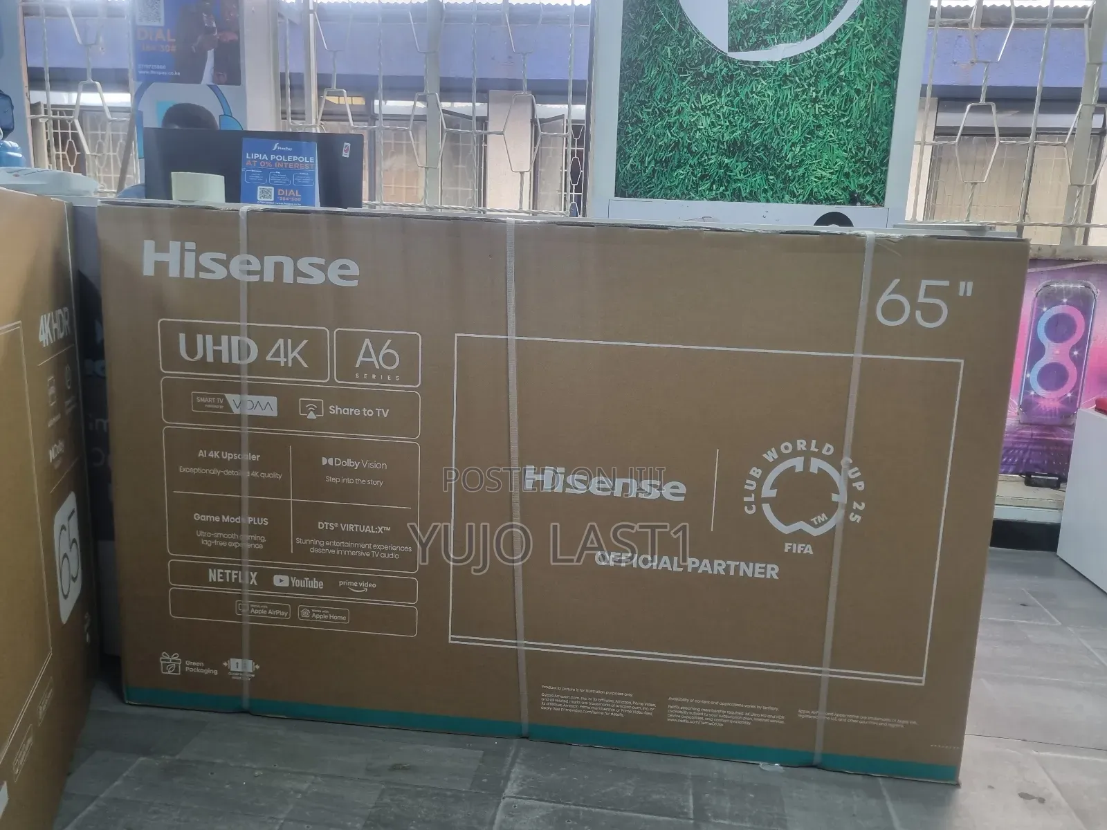 Hisense 65 Inch Smart Uhd Frameless Tv 65a6k
