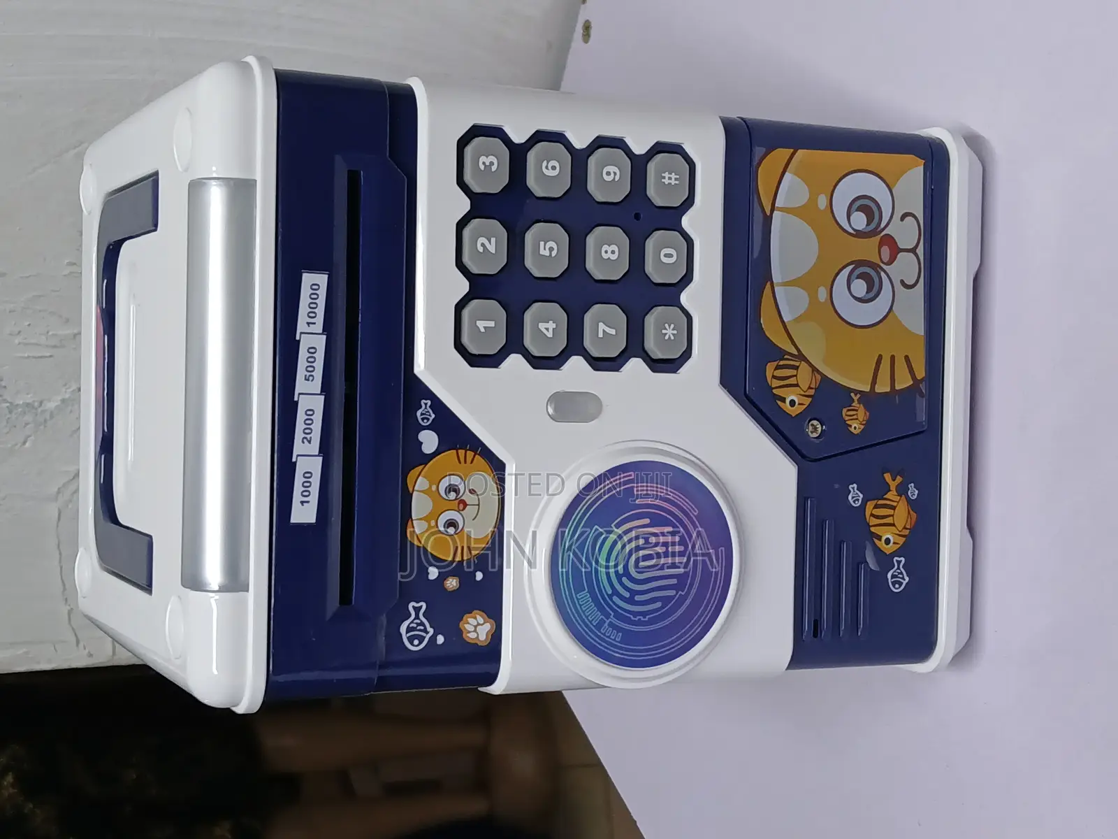 Kids Electronic Atm Piggy Bank With Password and Fingerprint Sensor