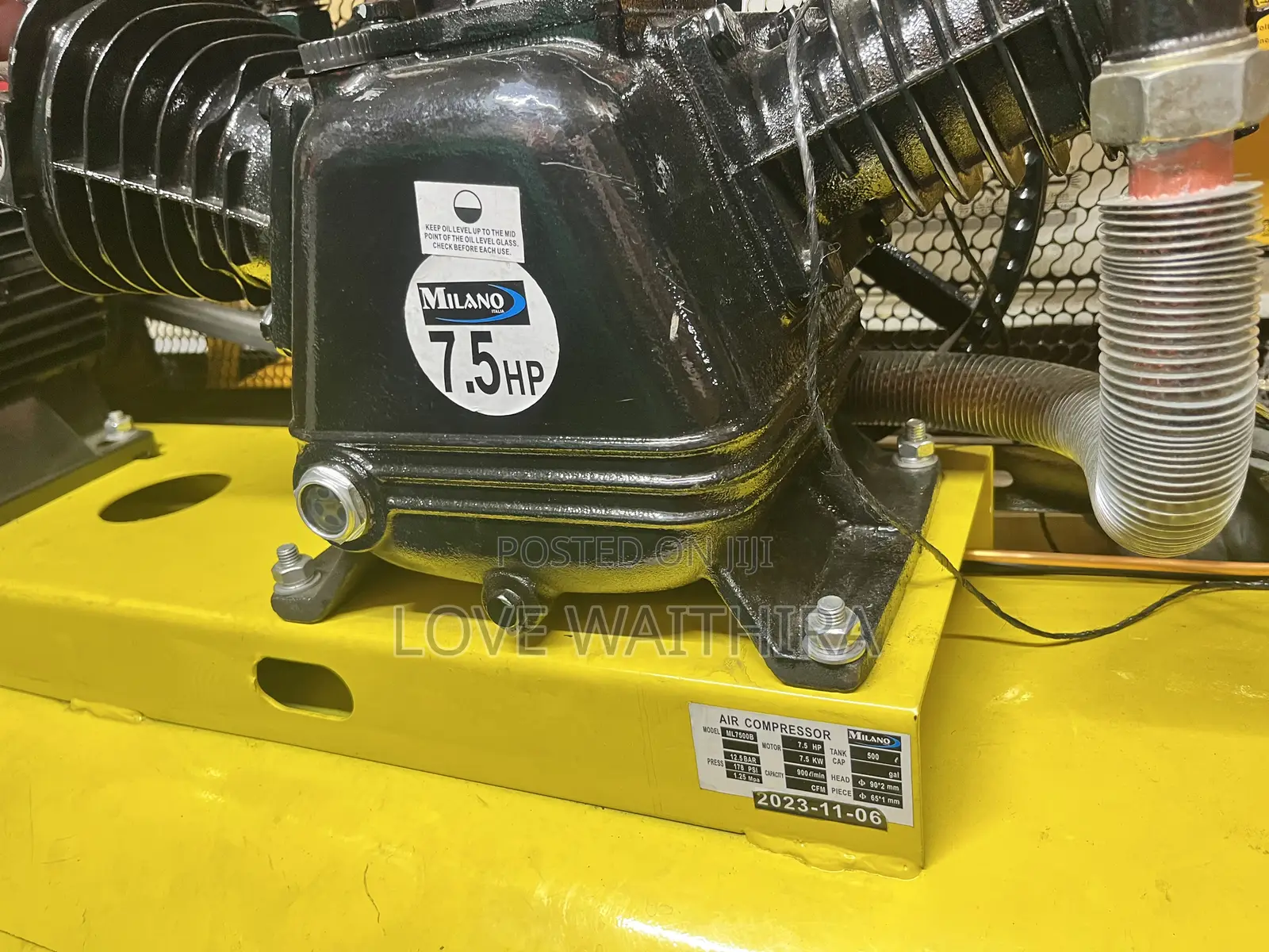 7.5hpmilano 500l Air Compressor