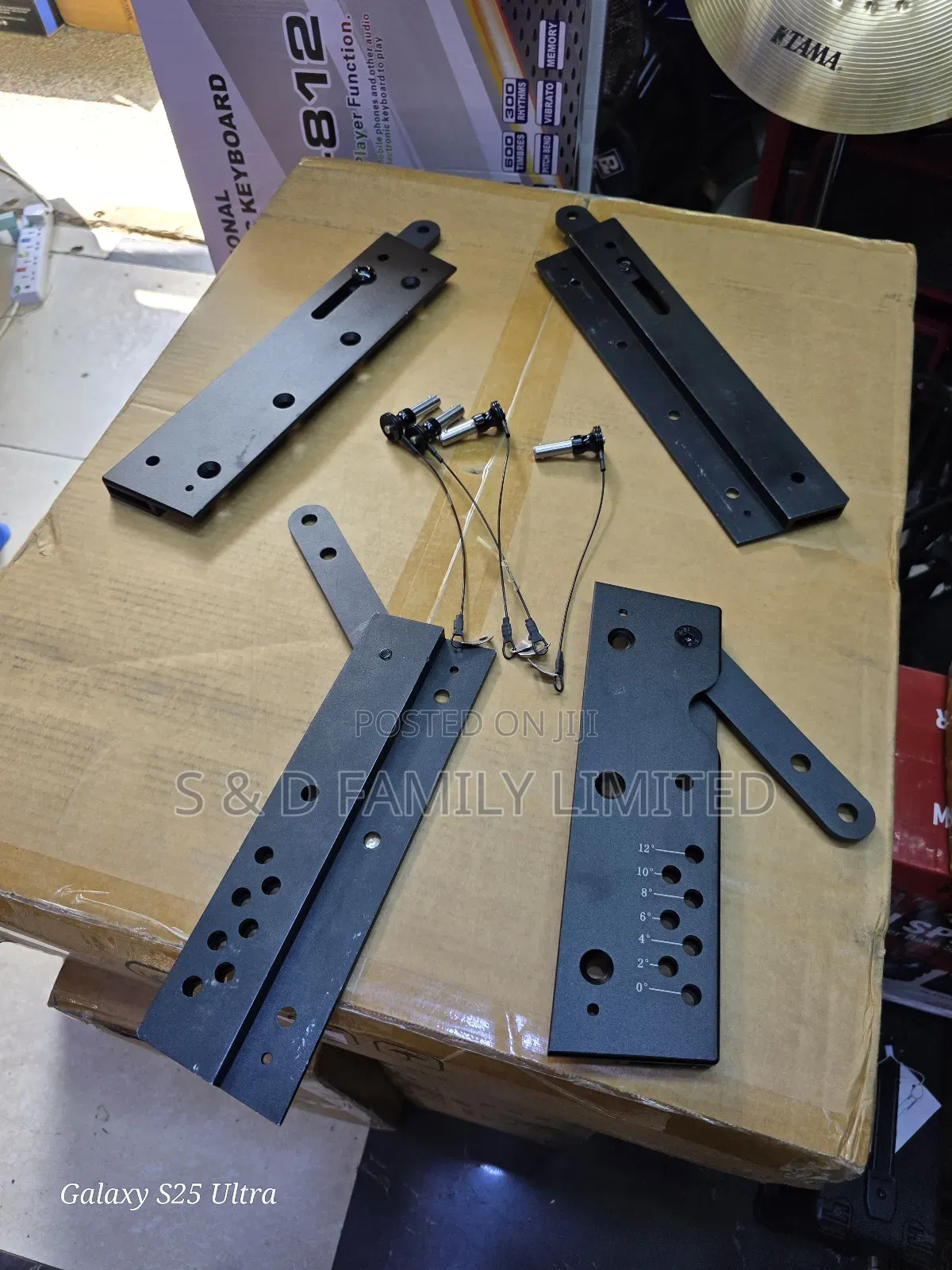 10 Inch Line Array Bracket Front Back