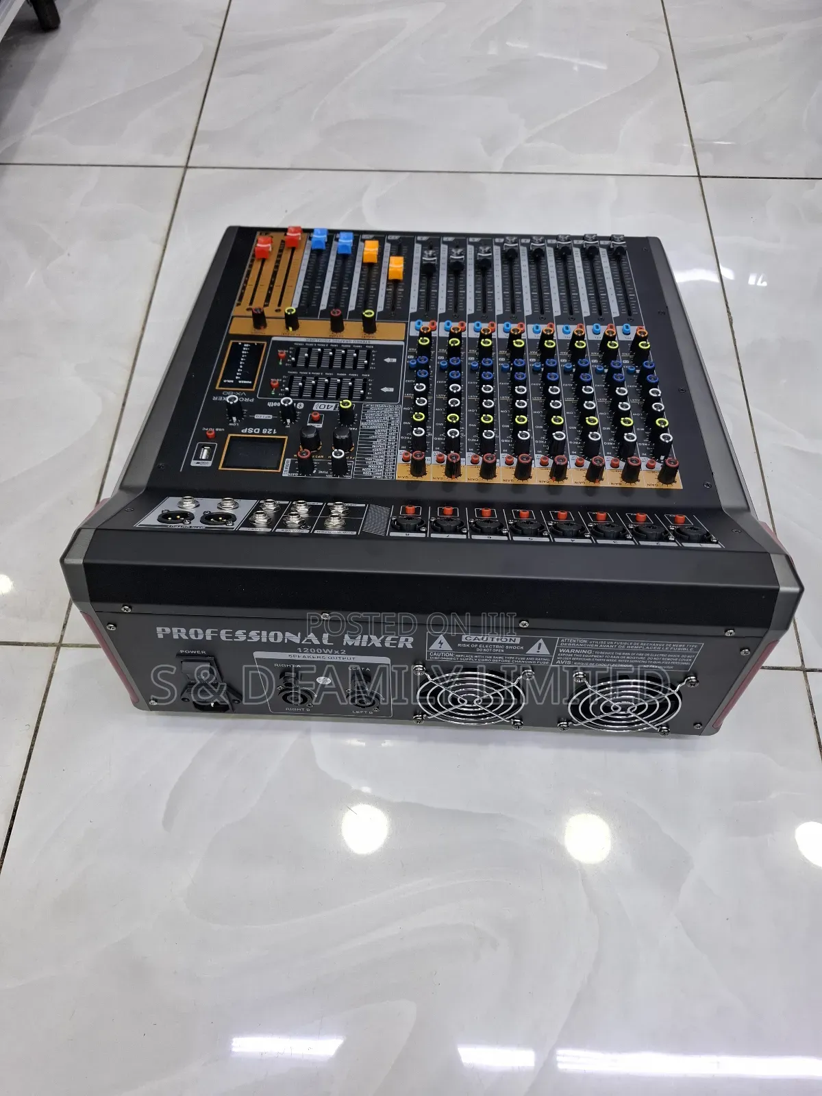 Pro Mixer Vx-80 Eight-Channel Powered Mixer