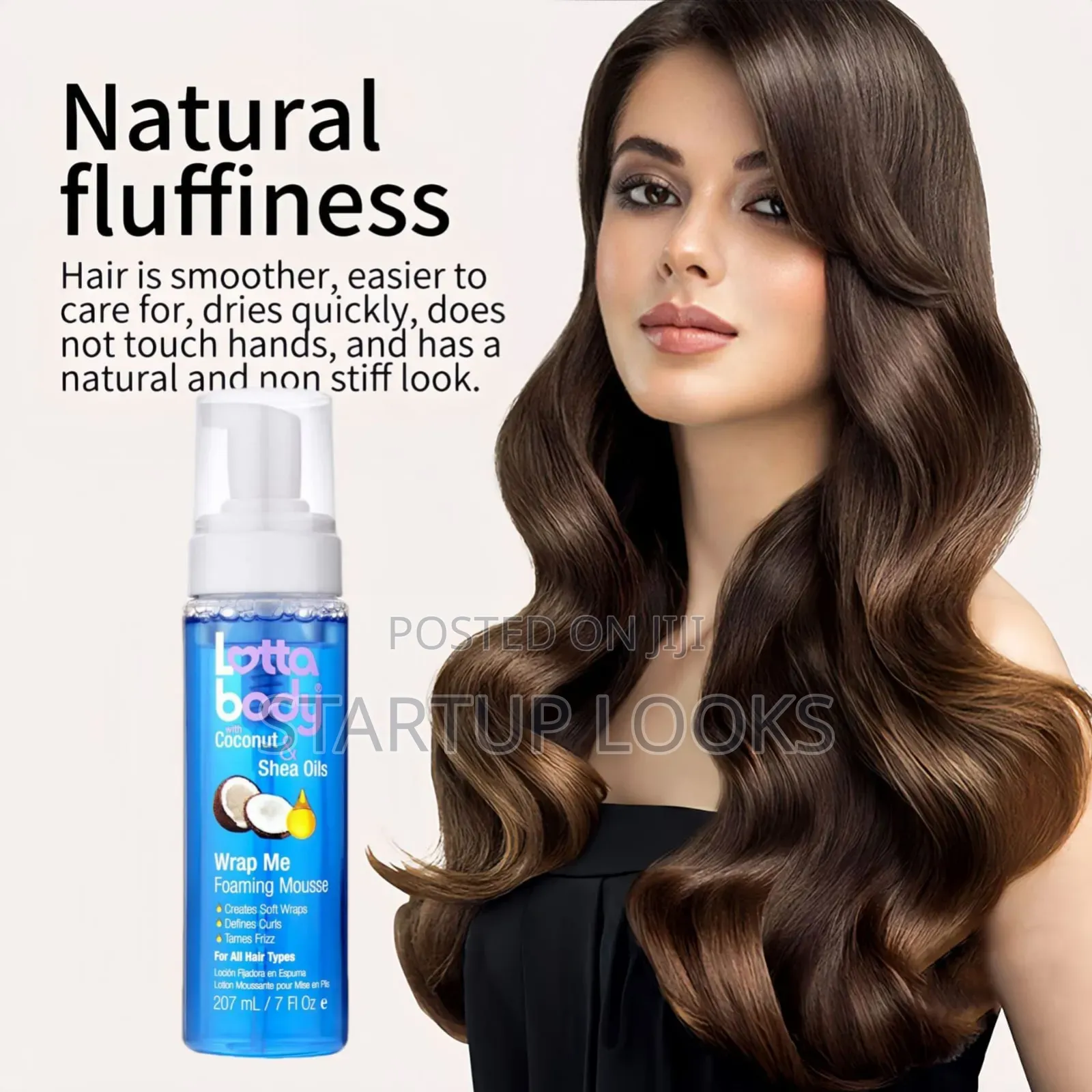 Lotta Body Coconut Shea Oils Wrap Mousse