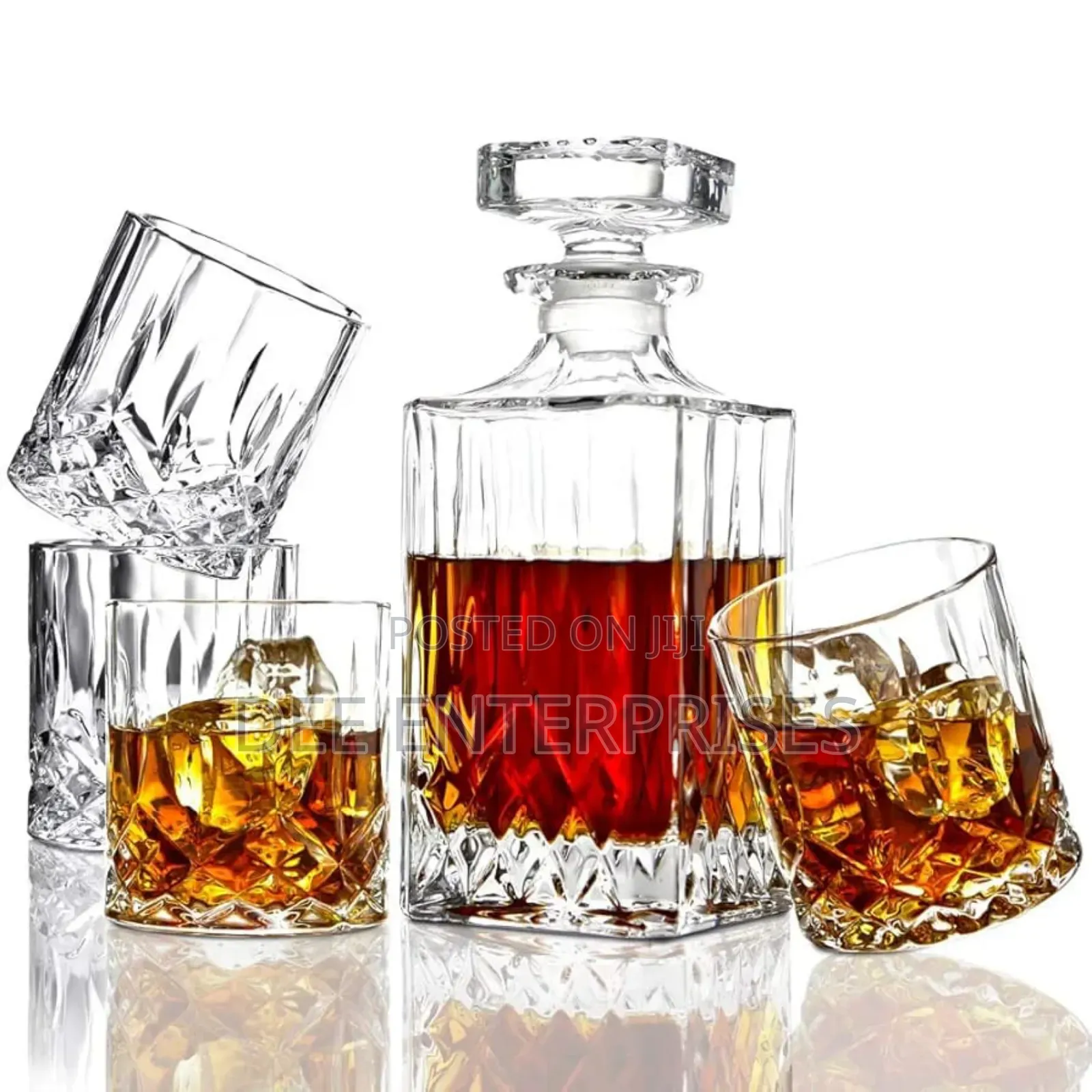 1.2l Crystal Whisky Decanter+6glasses