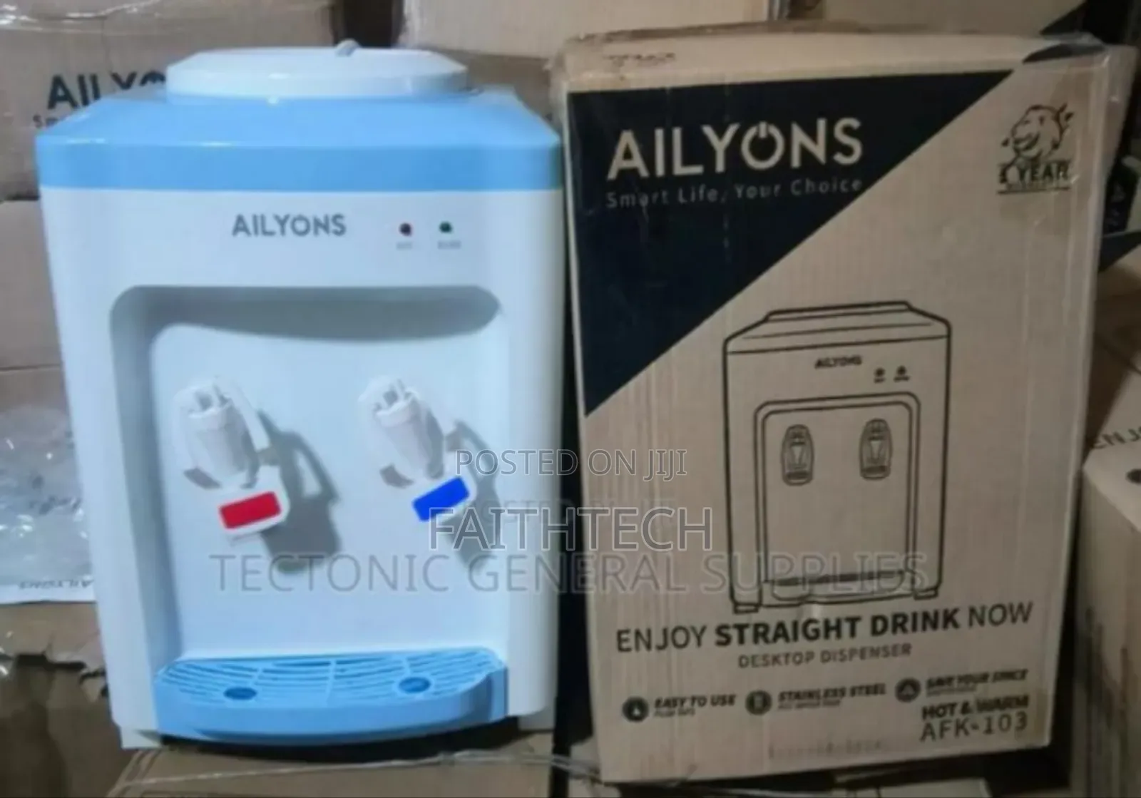 Ailyons Afk-103 Table Top Hot Normal Water Dispenser