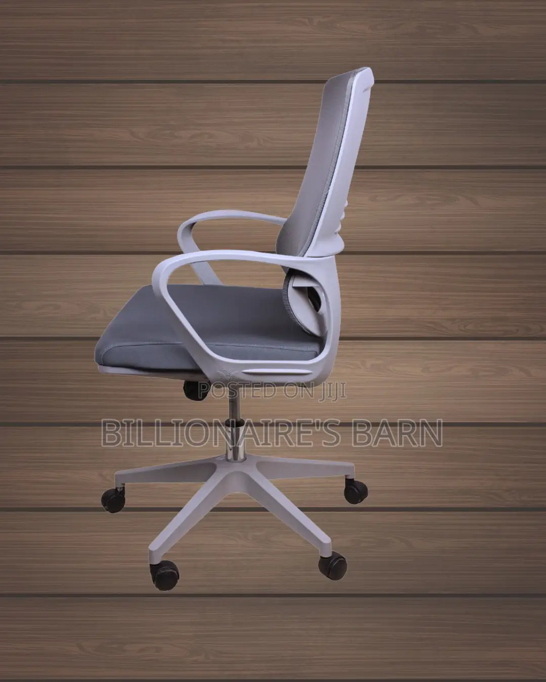 High-Back Grey Ergonomic Mesh Office Chair