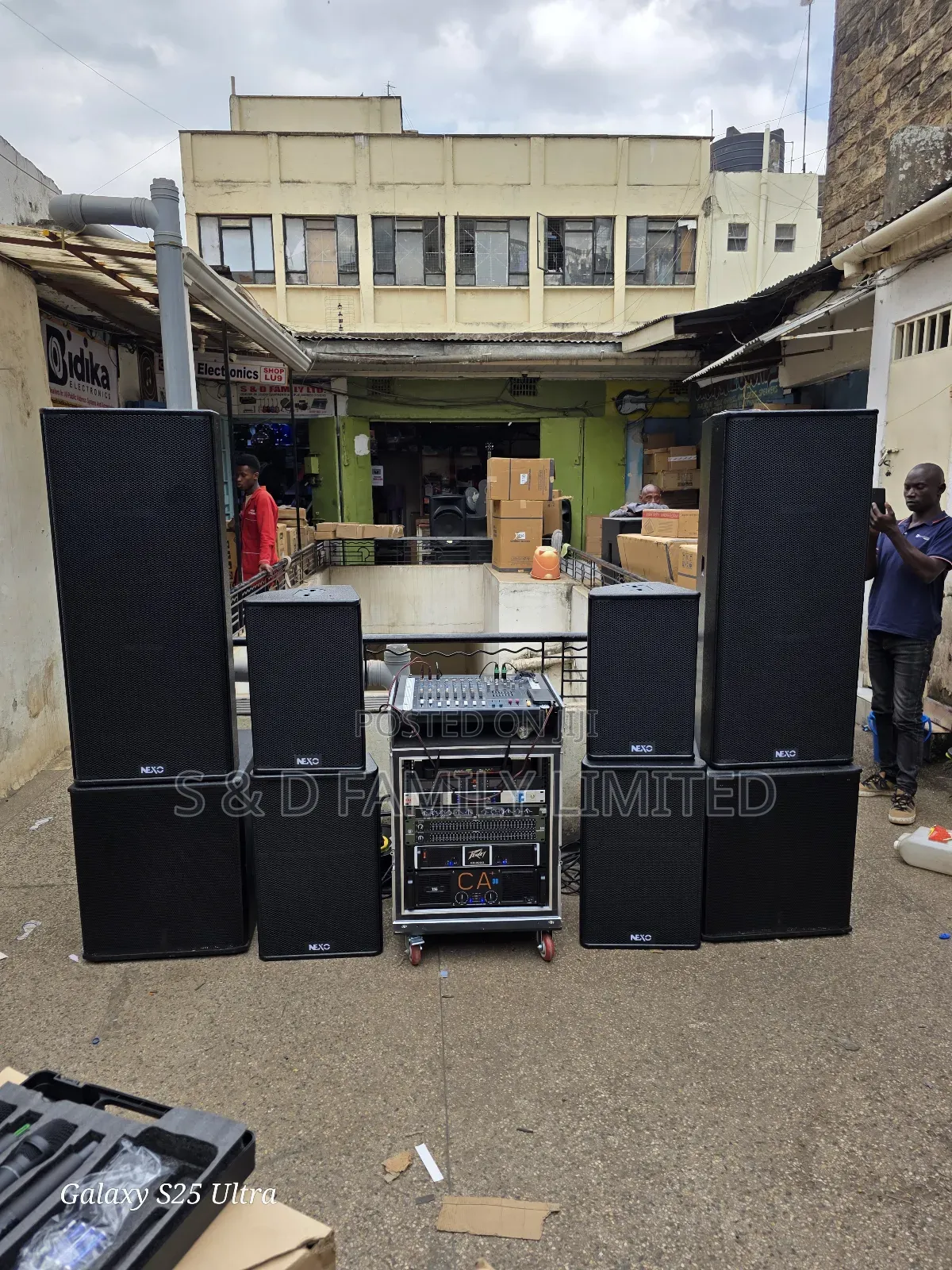 Nexo Speaker Setup for 5000 People