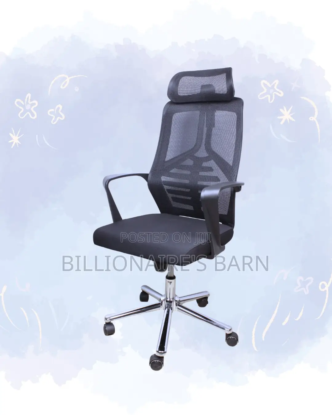 High Back Mesh Office Chair (Stylish) — Moving Fast