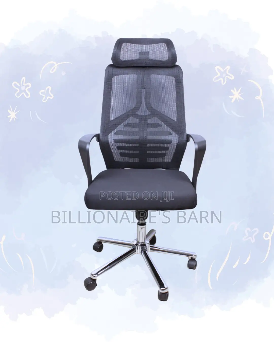 High Back Mesh Office Chair (Stylish) — Moving Fast