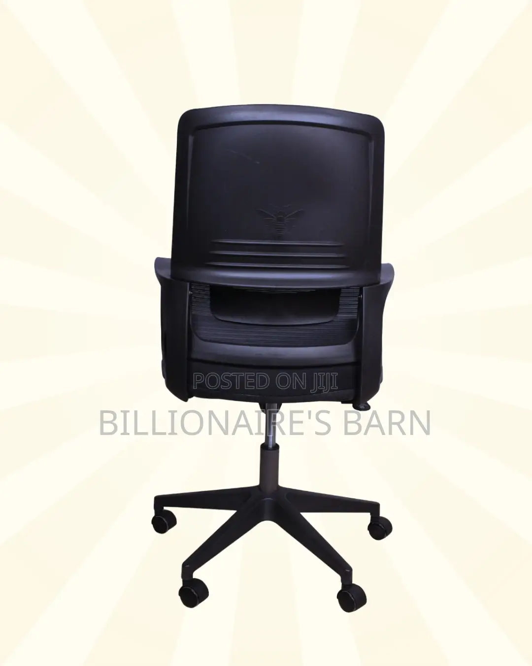 Supportive Black Ergonomic Mesh Office Chair | Nylon Castors