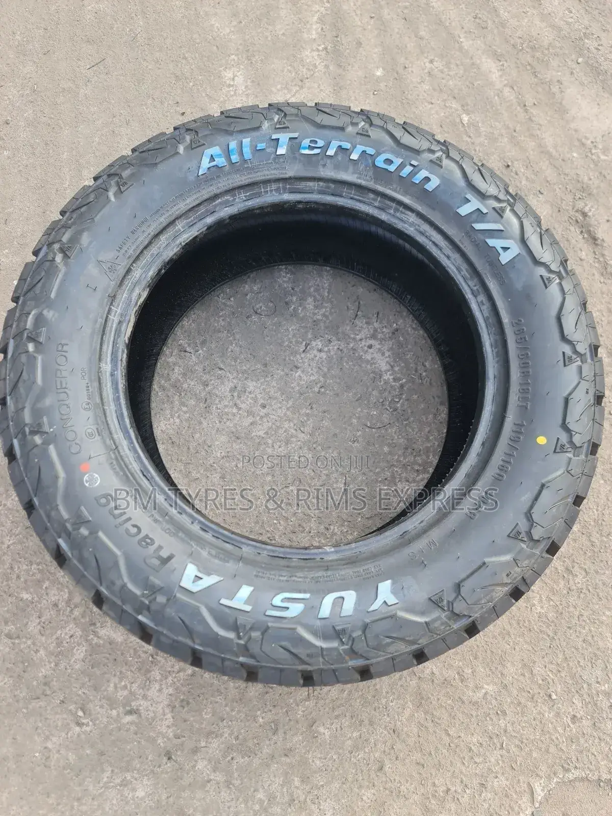 265 /60 R18 Yusta (Racing) 4x4.