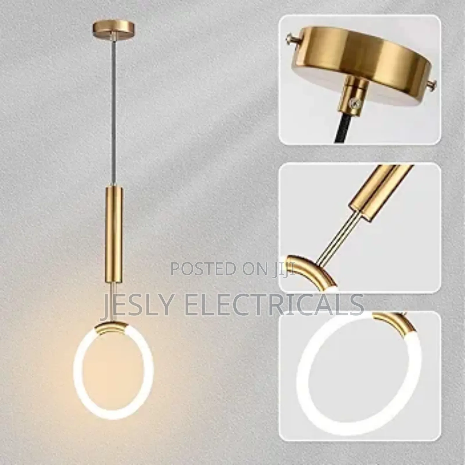 Integrated Led Pendant Light Fixture for Dining Room Ring