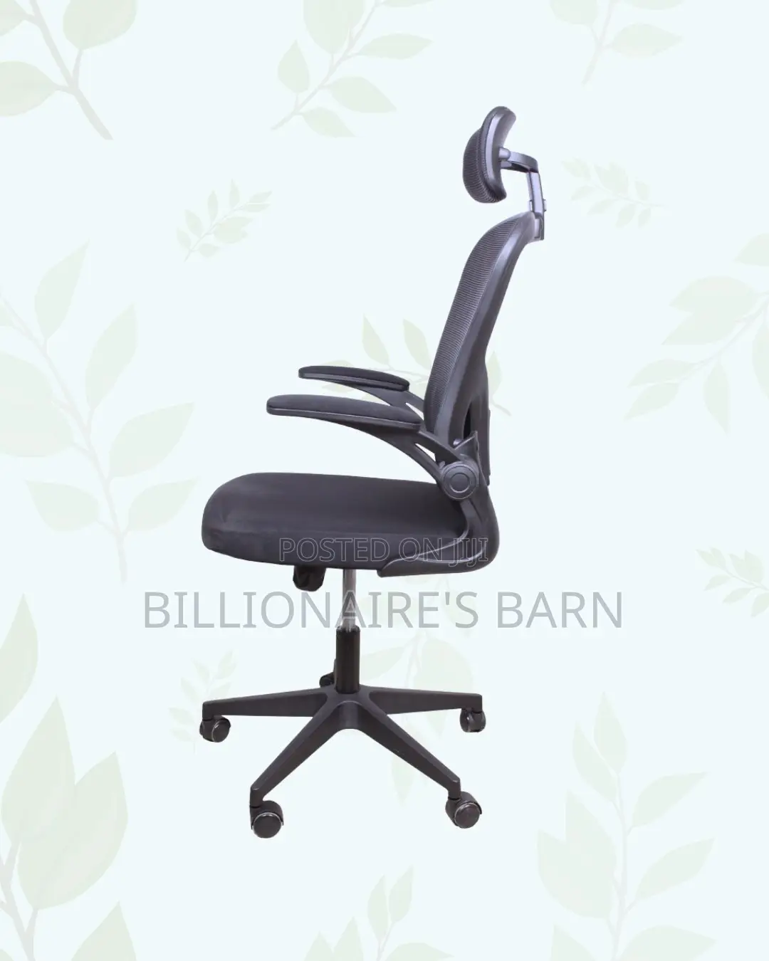 Durable Grey Ergonomic Office Chair — Smooth-Rolling Mobility