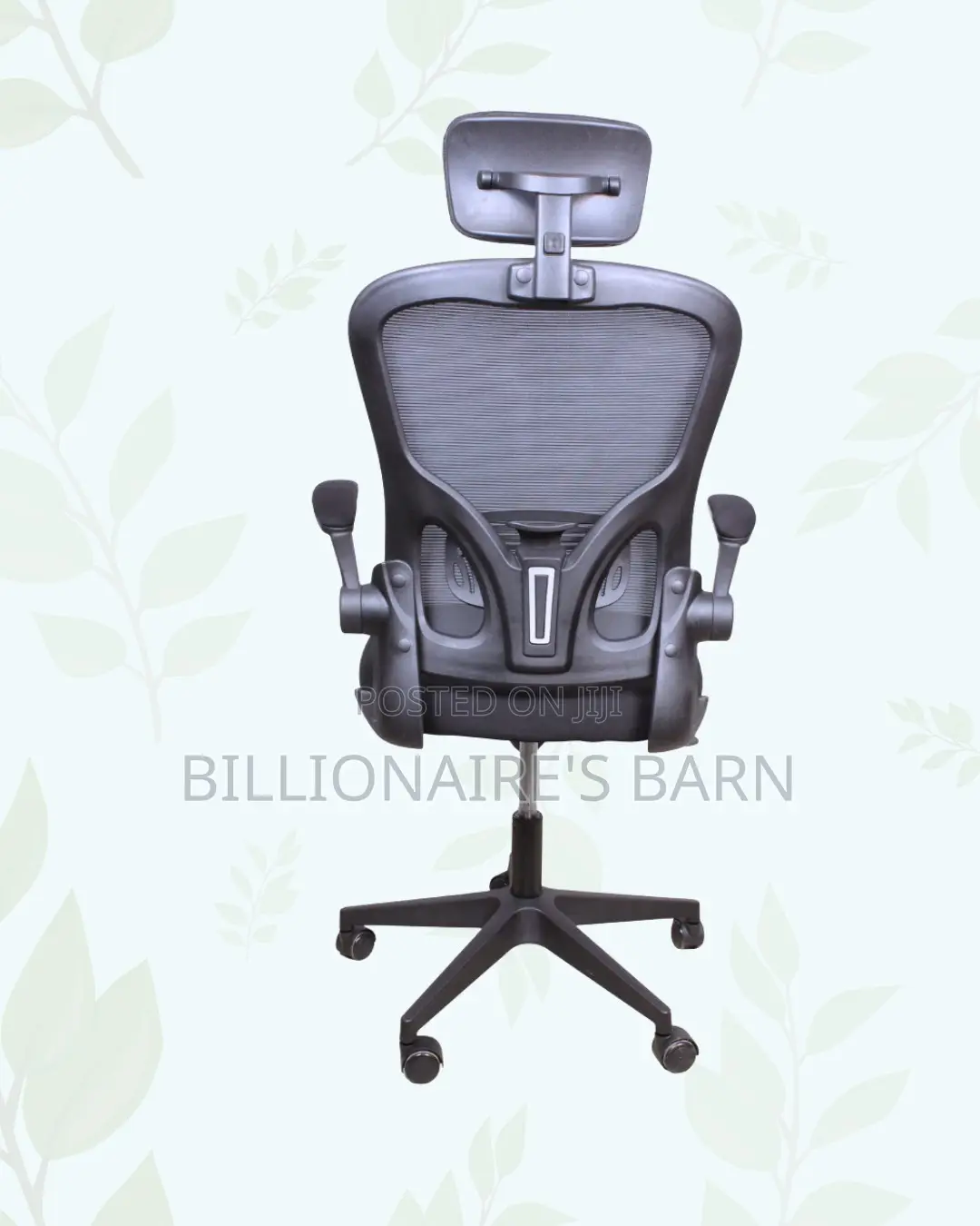 Durable Grey Ergonomic Office Chair — Smooth-Rolling Mobility