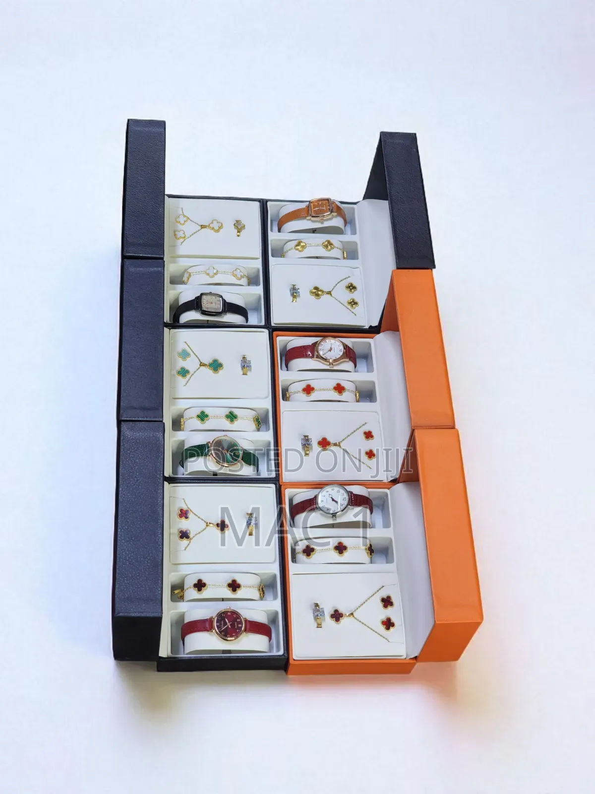 6 PCS Ladies Gift Sets / Earings , Watch , Bracelet , Necklace , Ring