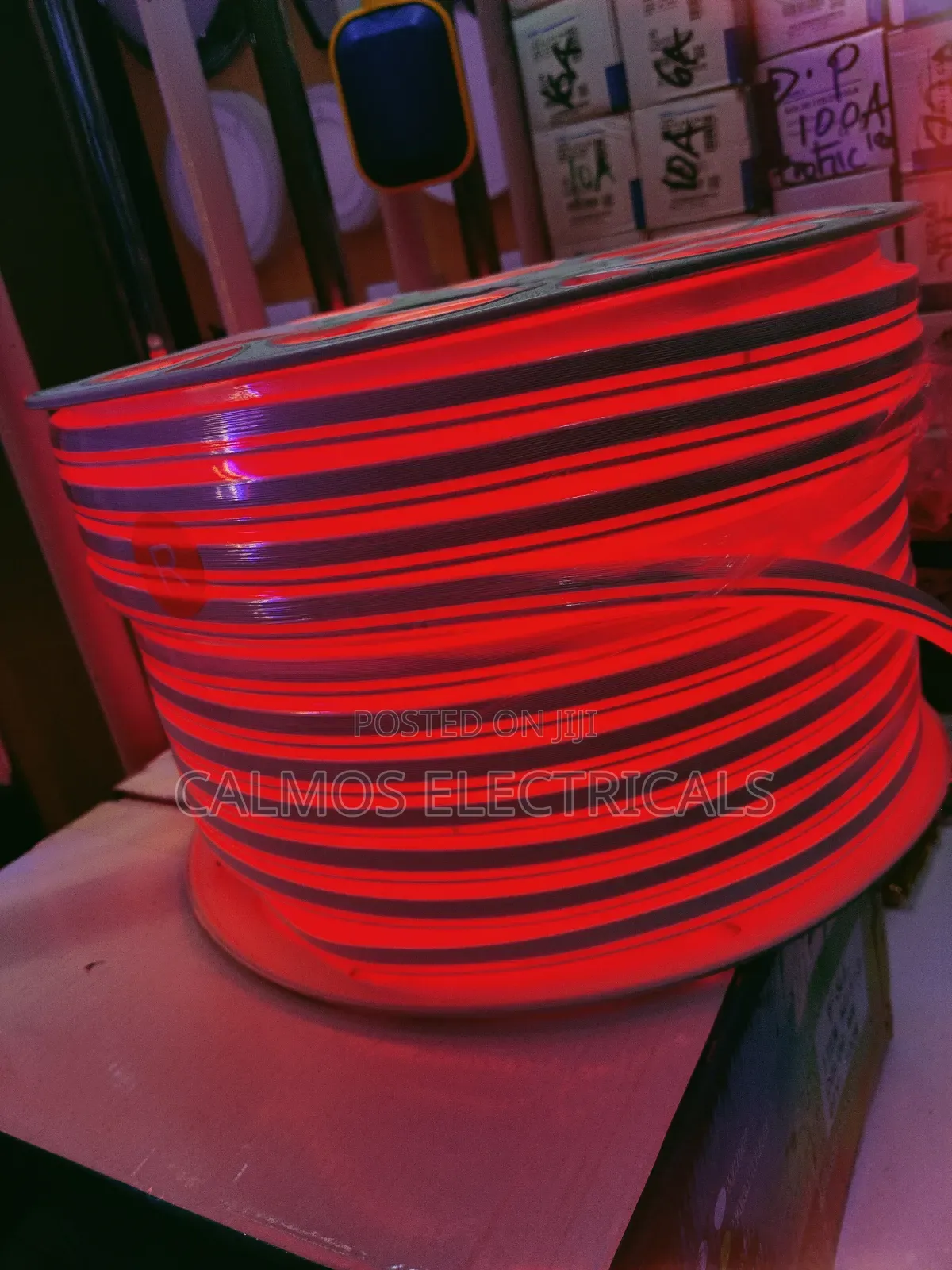 Neon Light Red