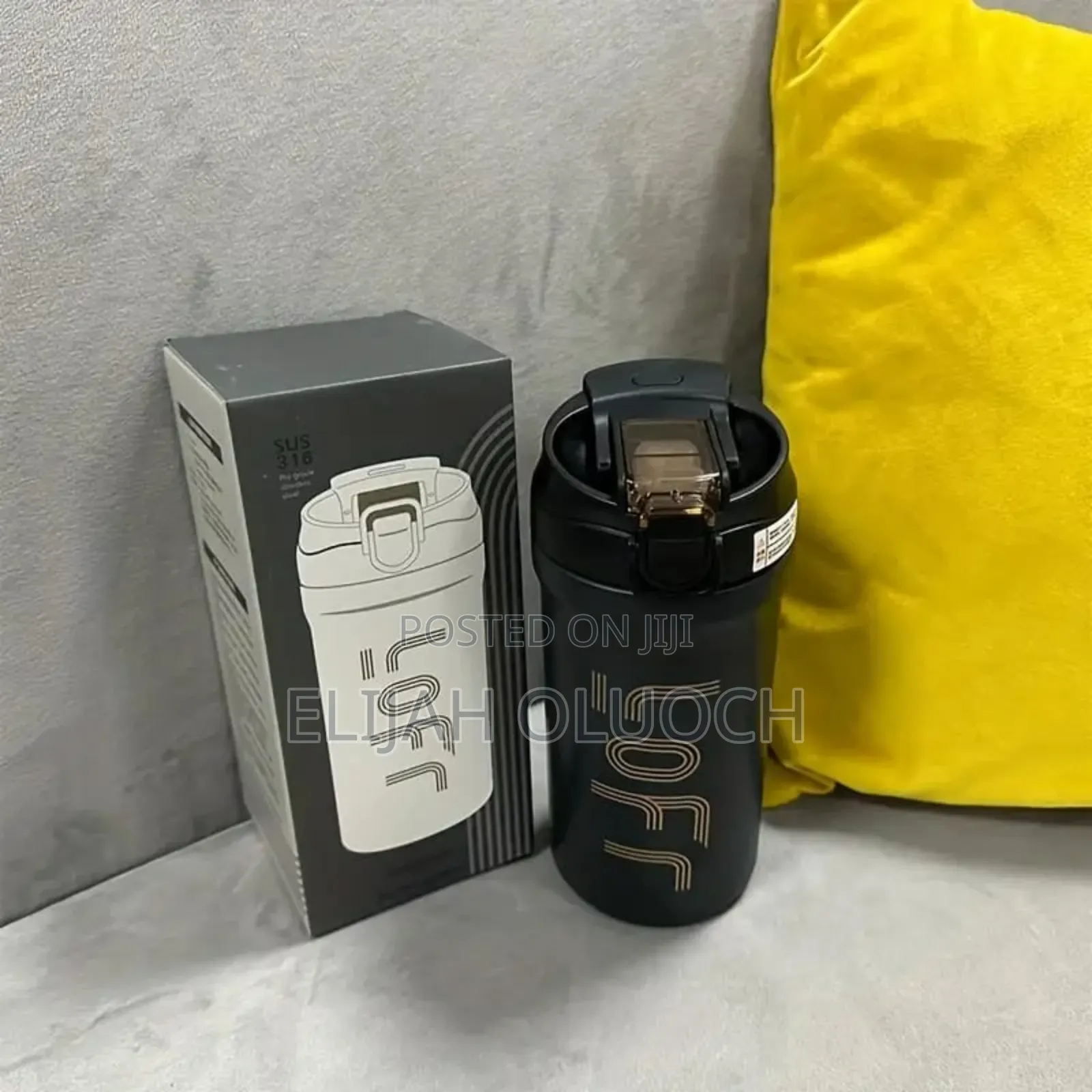 600ml (20 Oz) Loff Thermos Cup With Straw