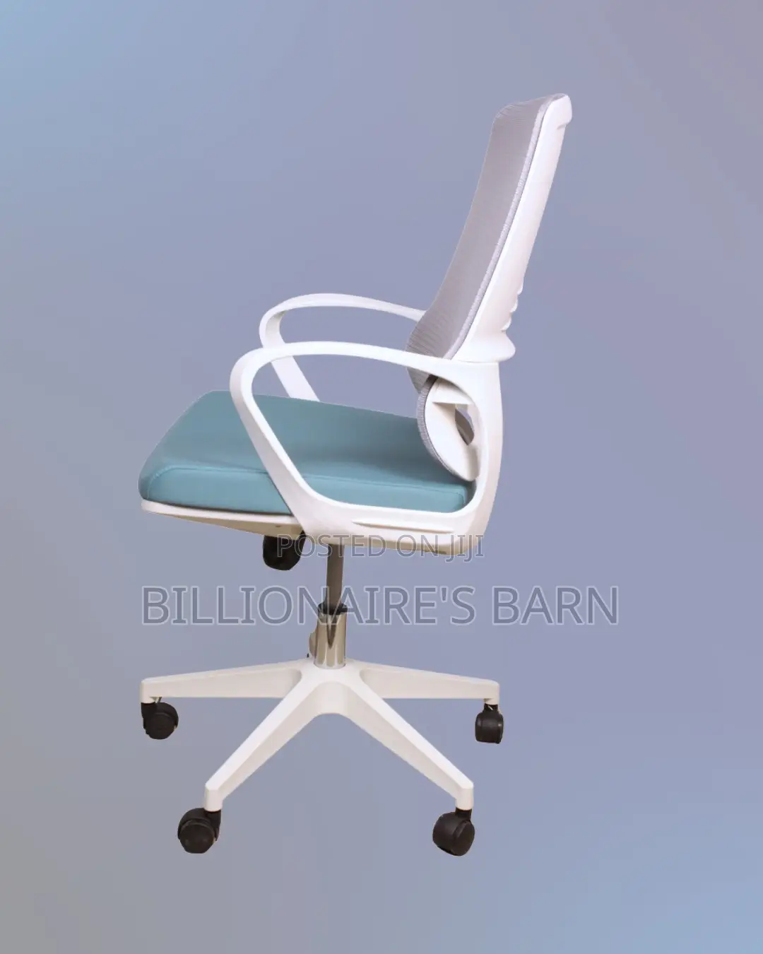 White Ergonomic Mesh Office Chair | Supportive Lumbar Support