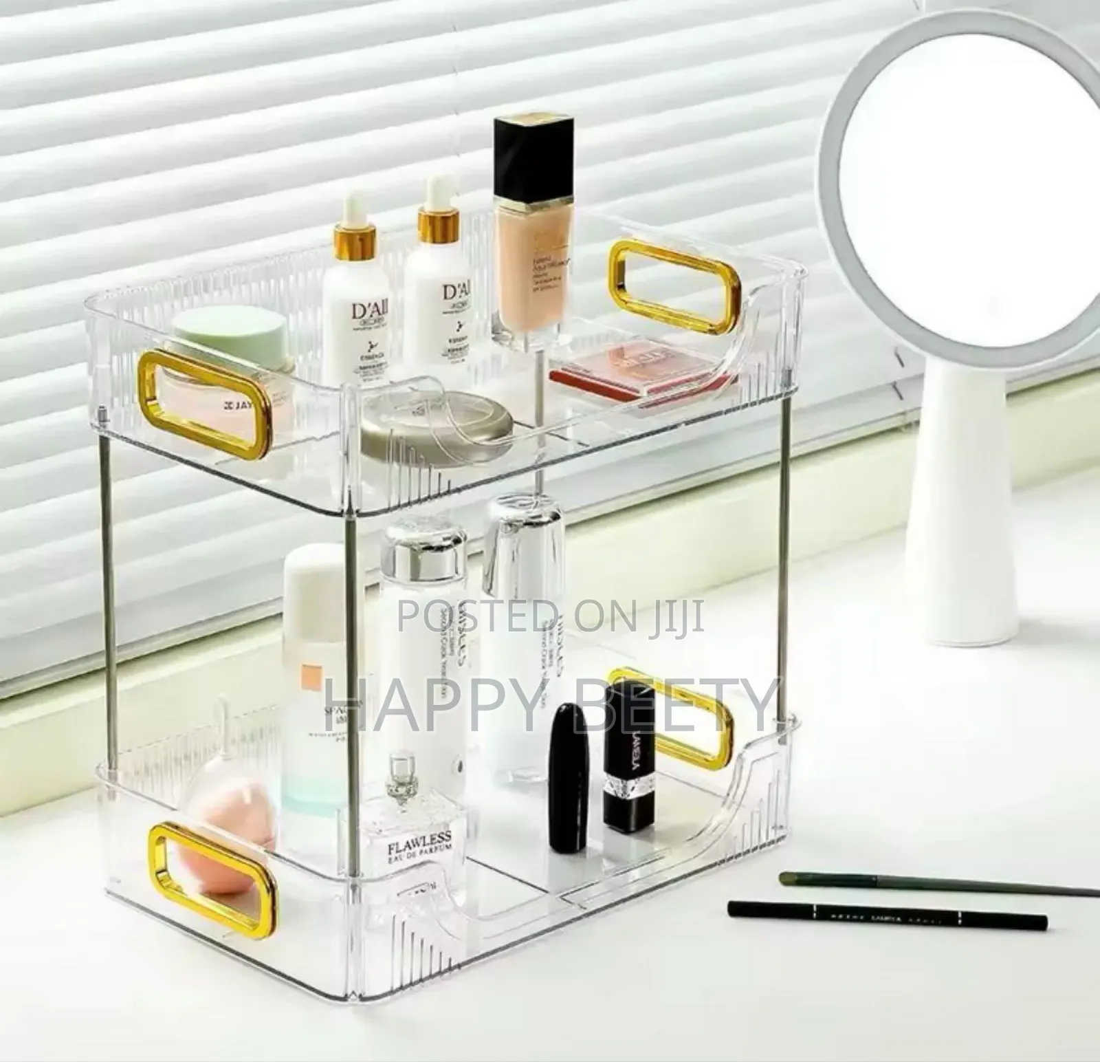 *2 Layer Multipurpose Gold Organizer