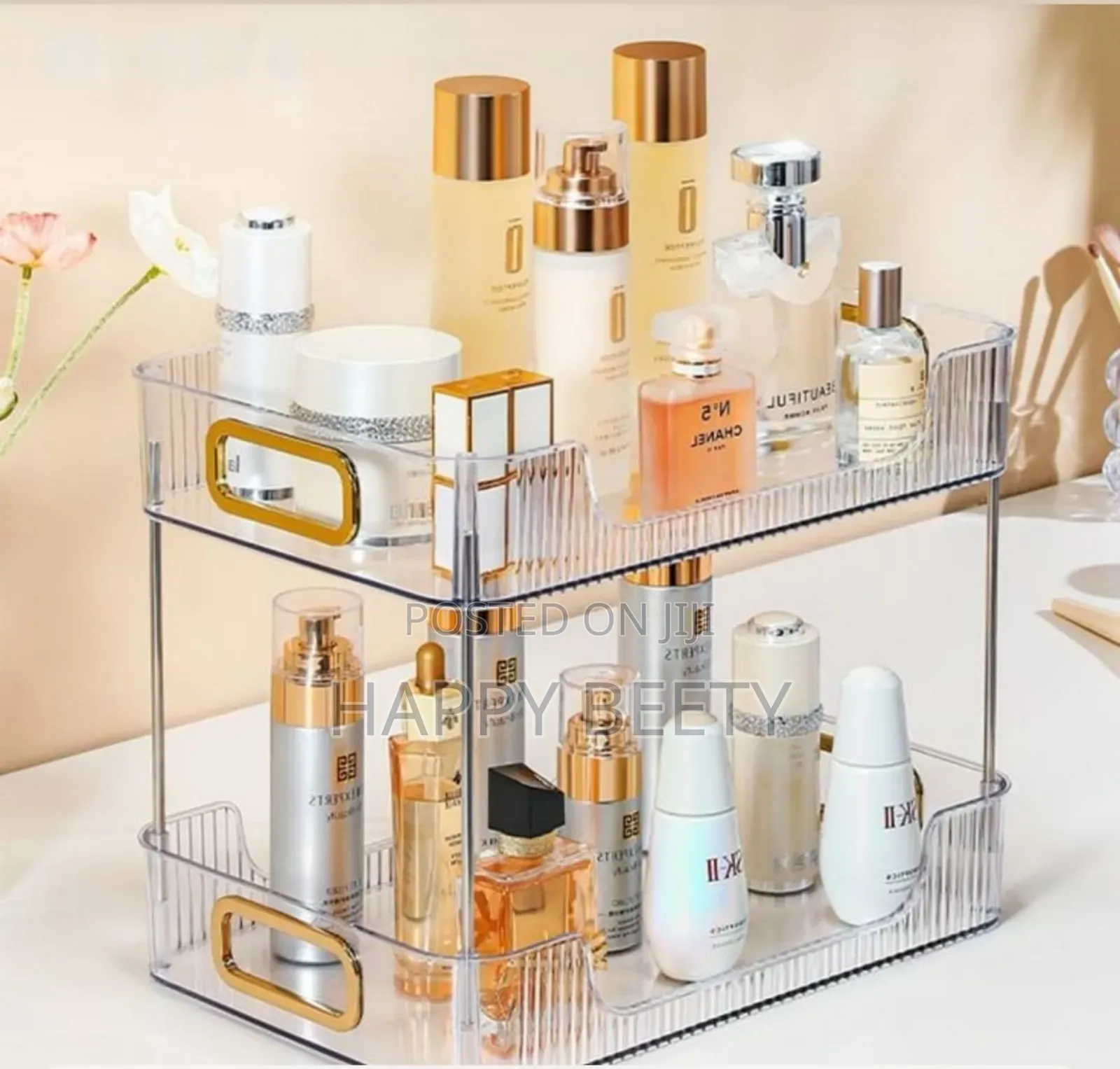*2 Layer Multipurpose Gold Organizer
