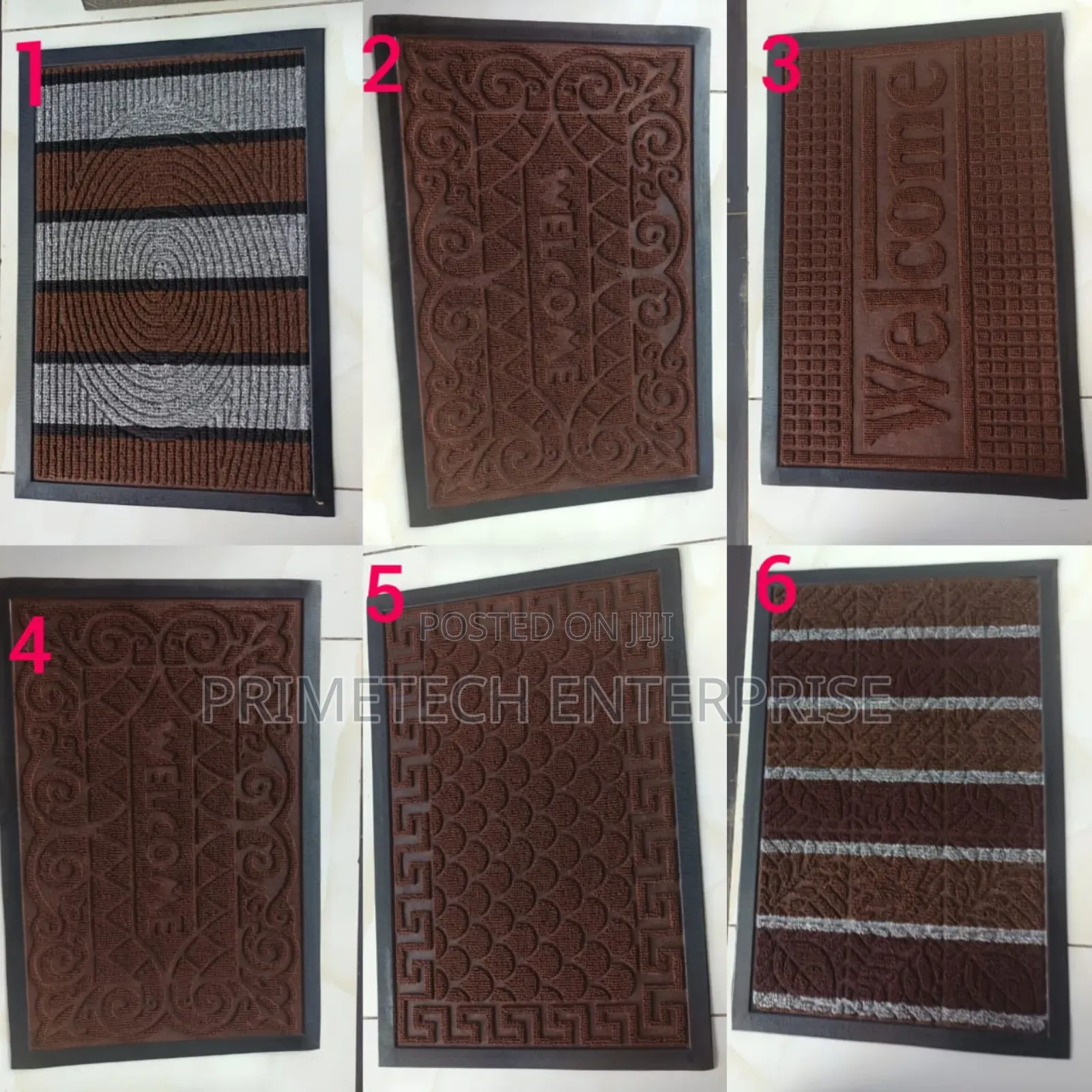 Plain Door Mat -Brown