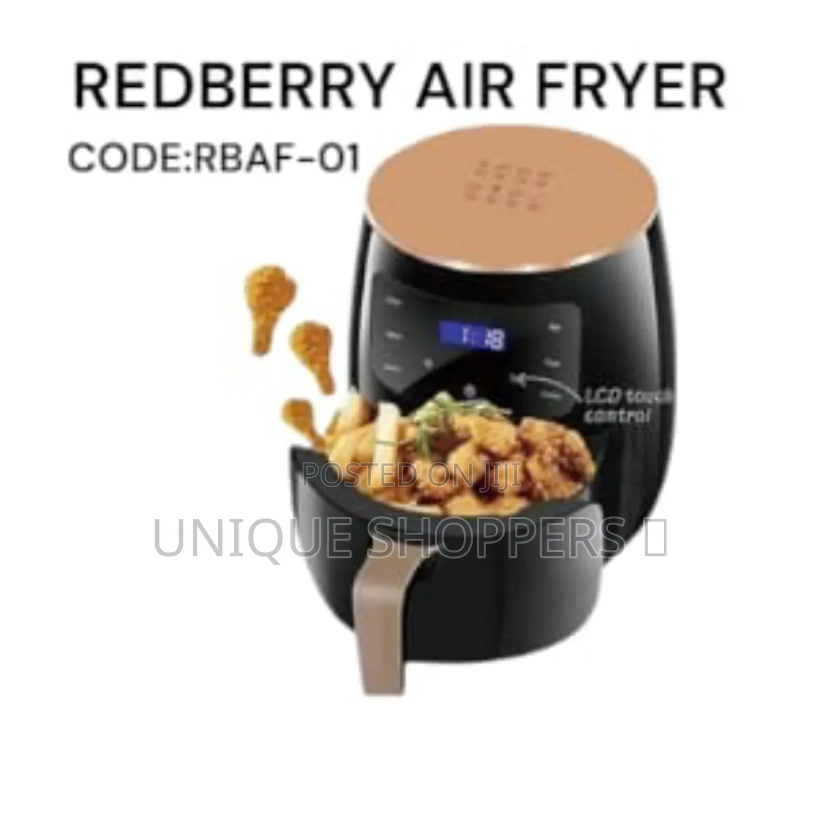 Code: Rbaf -01
Redberry Air Fryer Now Available