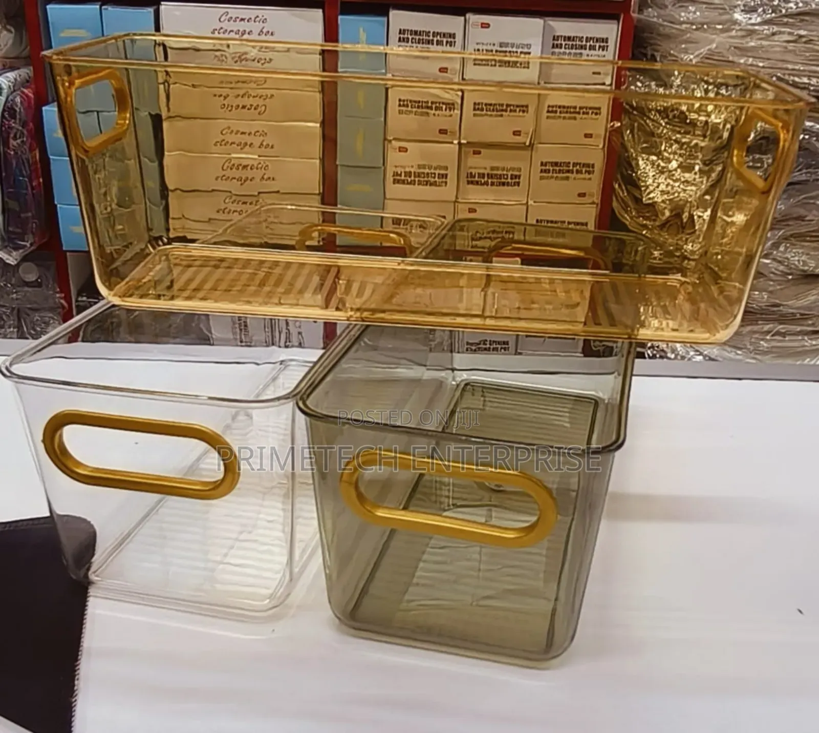 Acrylic Fridge Organiser 30by12 Cm