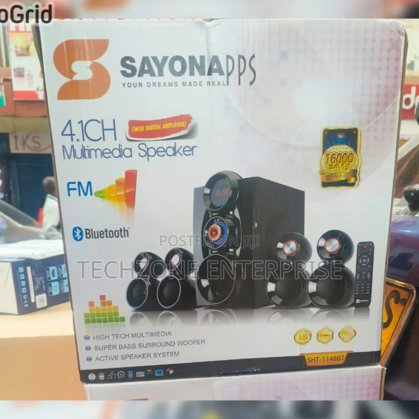Sayona SHT-1148bt – 4.1ch Subwoofer Speaker System
