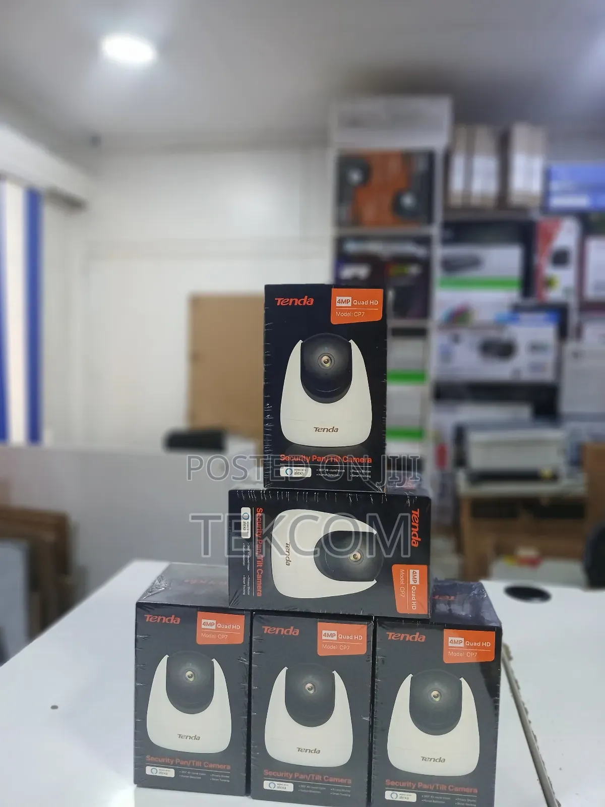 Tenda Cp7 4mp Version Security Pan/Tilt Camera-Tenda Cp 7