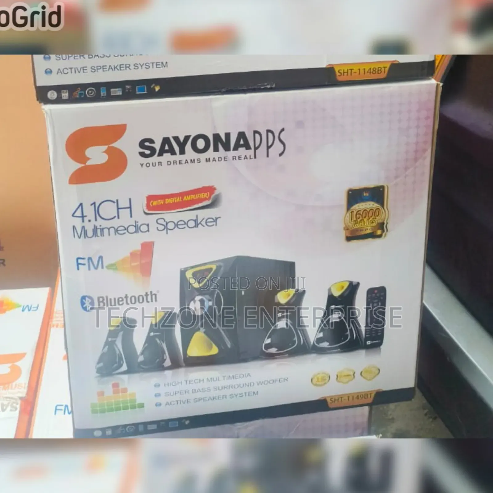 Sayona SHT-1148bt – 4.1ch Subwoofer With Led Display 